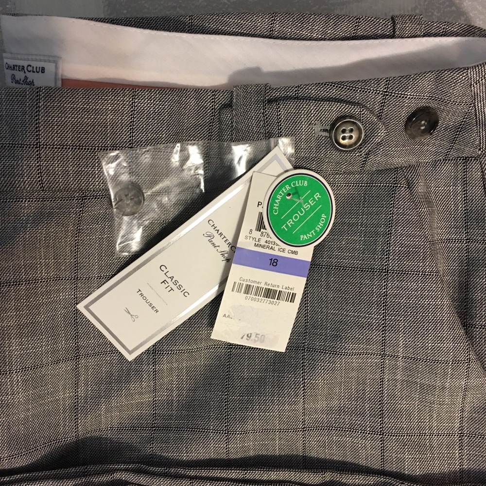 NWT charter club slacks